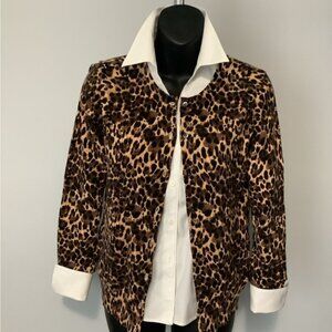 Animal Print Cardigan